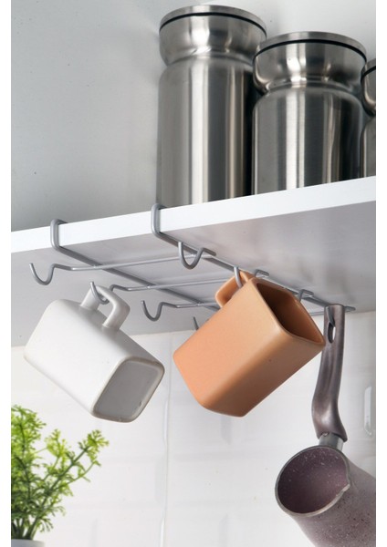 8 Kancalı Portatif Bardak Askılığı