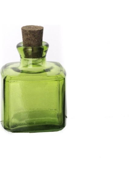 Cuadrada Yağ Şişesi 200 cc Yeşil