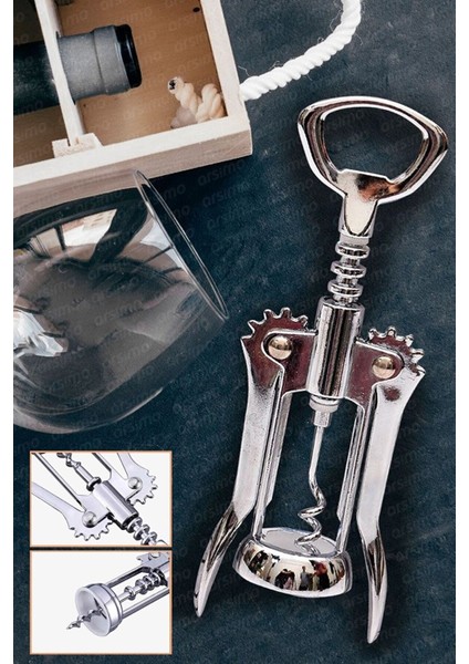 Tirbüşon Şarap Açma Şarap Açacağı Mantar Kapak Açma Aleti