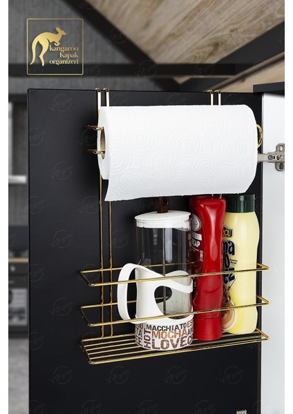 Gold Dolap Içi Düzenleyici Magazinlik Havluluk