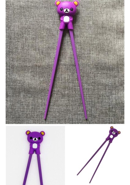 Ayıcık Başlı Çin Çubuğu Çocuklar Için Chopstick Öğrenme Aparatı