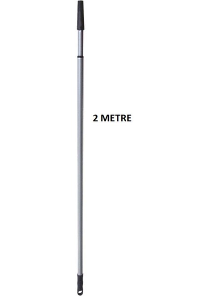 Teleskopik Uzatmalı Metal Sırık Sap 2 Metre