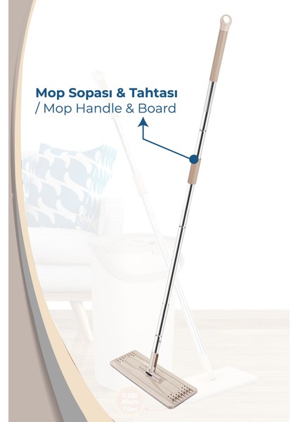 Flat Mop Yedek Sopa & Tahta