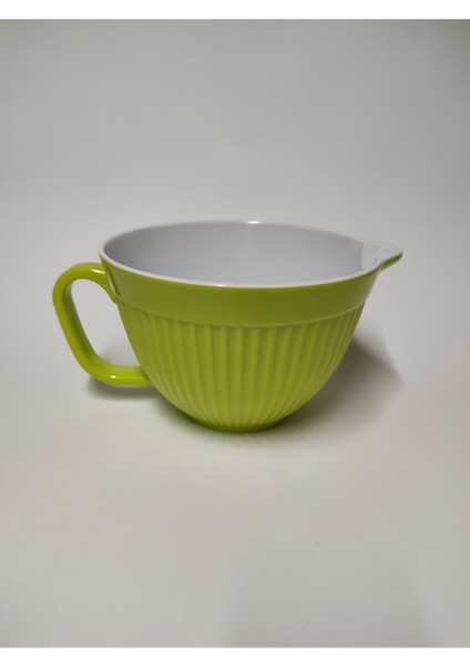Melamin Sert Plastik Mikser Tası.fıstık Yeşil Renk Te
