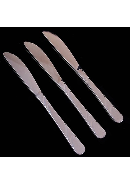 6 Lı Çubuk Model Yemek Bıçağı (Paslanmaz Çelik)
