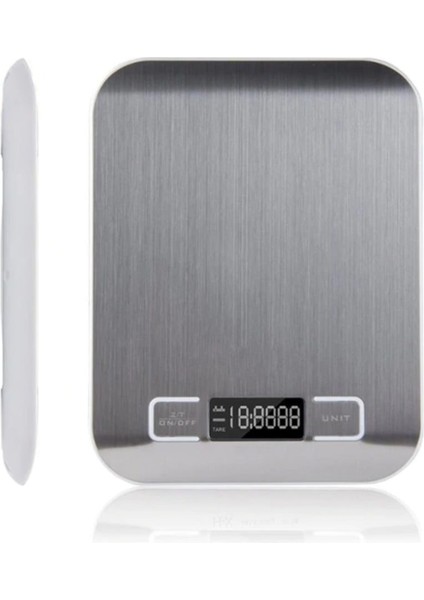 Metal Dijital Mutfak Terazisi Crown 5 kg Hassas Tartı