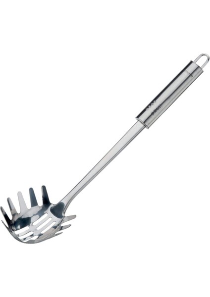 40477 Nirosta Oval Griff Paslanmaz Metalden Spaghetti Kepçe 30 cm