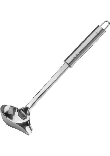 40467 Nirosta Oval Griff Paslanmaz Metalden Sos Kepçesi 29 cm