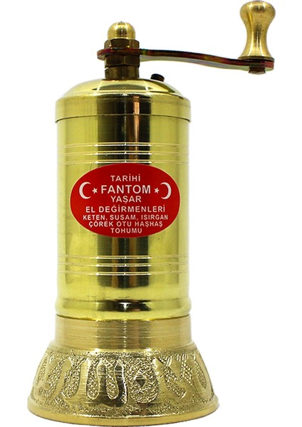 Haşhaş Keten Susam Isırgan Çörek Otu Öğütücü El Değirmeni