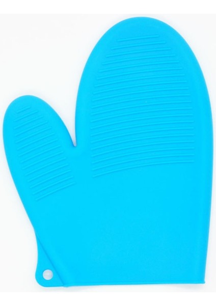 Fırın Eldiveni Silikon Kaymaz Su Geçirmez Yanmaz Silikon Eldiven - Dev Boy-