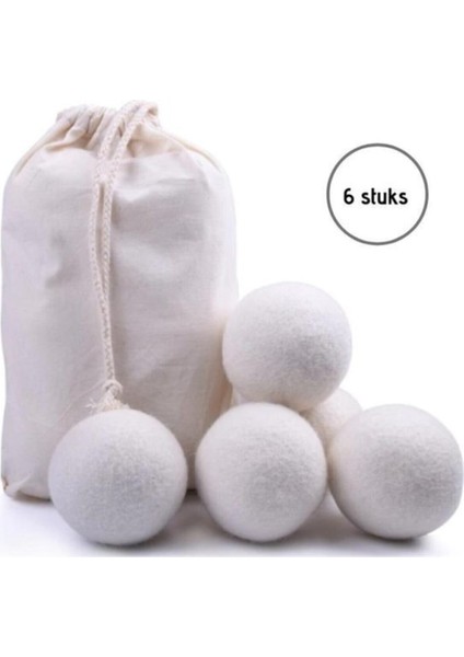 Yün Kurutma Topu - Çamaşır Kurutma Topu 6'lı-Kurutma Makinası