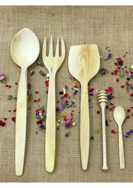 Elif Serisi Şimşir Mutfak Seti 5'li