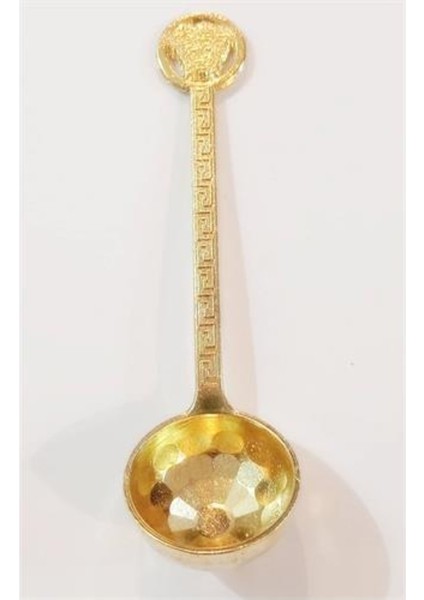 Yenimegaw 18 Adet Vintage El Yapımı Gold 3 Lü Şeker ve Ölçü Kaşığı Seti 715870