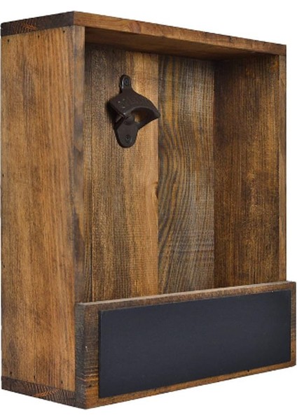 Ahşap Duvar Tipi Şişe Açacağı