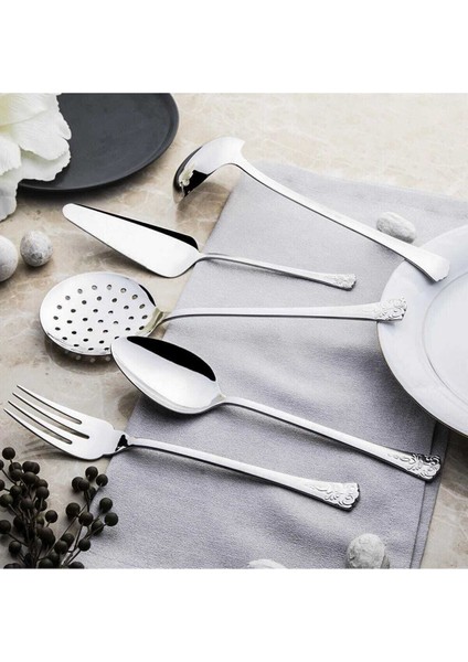 Akasya Sade 5 Parça Kepçe Servis Seti