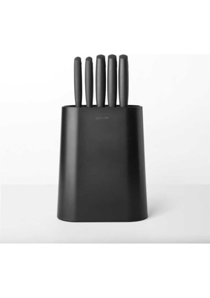 Tasty+ Dark Grey Bıçak Seti ve Bloğu