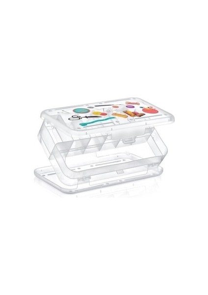 Çift Taraflı 10 Bölmeli Hobi ve Dikiş Kutusu Arduino Organizer