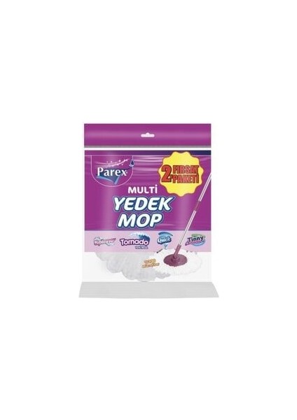 Mop Temizlik Seti Yedek Başlığı - 2’li Set