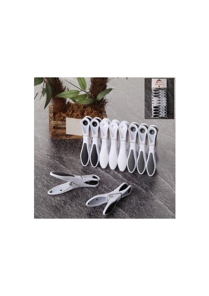 Esnek Kırılmaz Çatlamaz Yapışmaz Silikon Çamaşır Mandalı 10 Lu