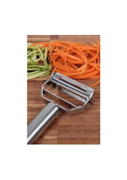 Çelik Ikili Jülyen Titan Doğrayıcı Sebze Meyve Soyacağı