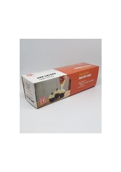 Krema Krem Şanti Sıkma Torbası Tek Kullanımlık 72'li