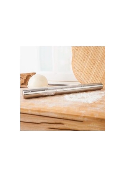 Paslanmaz Çelik Oklava 90 cm