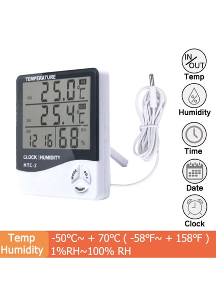 LCD Elektronik Dijital Sıcaklık Nem Ölçer Termometre fiyatları