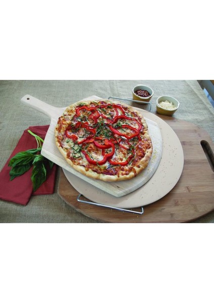 Ahşap Saplı Ekmek, Pizza Küreği 30X30 cm