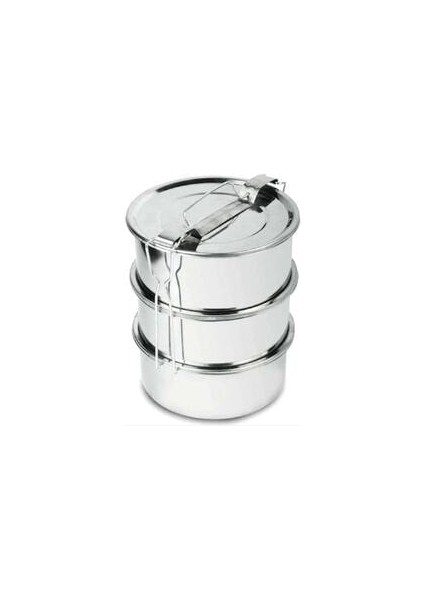 Çelik 3 Lü Sefer Tası ( Tek Kişilik)