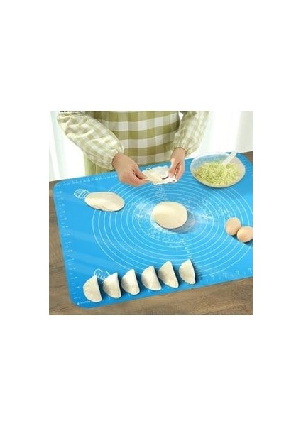 Silikon Ölçekli Hamur Açma Matı 45X65CM