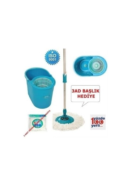 Fix Pratik Temizlik Seti + 3 Yedek Başlık