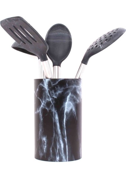 Silikon 5 Parça Mermer Desenli Kepçe Seti fiyatları