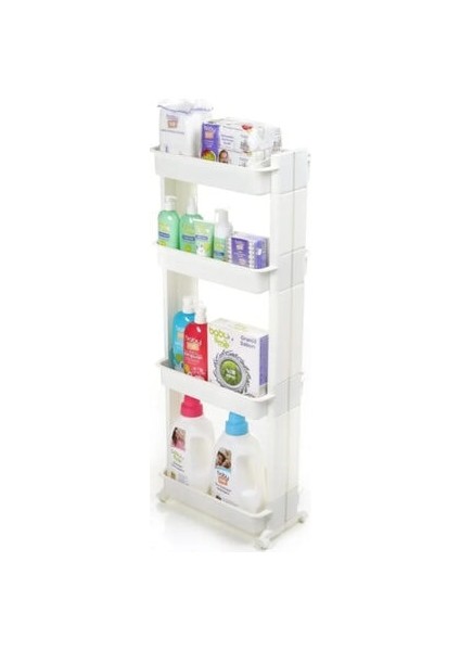 Tekerlekli Organizer Raf 4 Raflı Sr-04