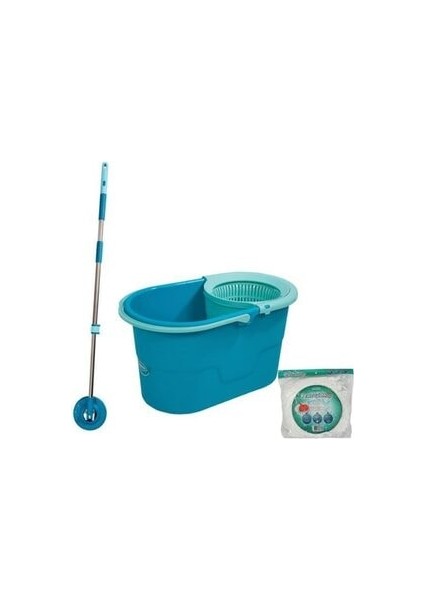 Fix Mop Set Motek Pratik Temizlik Seti Sıkma Sistemli Döner Başlıklı -Yeni-
