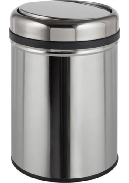 -5018 Krom 8 Lt Pratik Kapak Çöp Kovası fiyatları