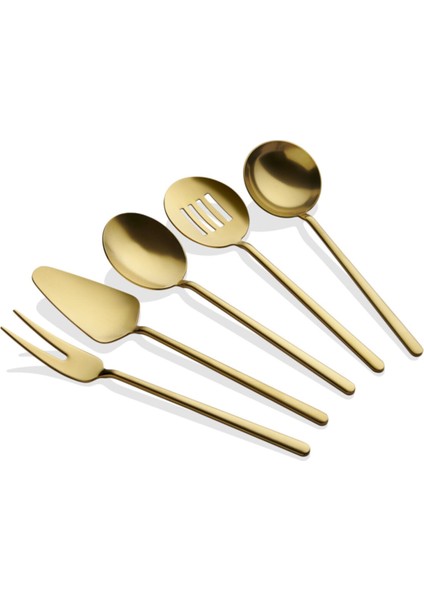 Allegra Mat Gold 5 Parça Kepçe Seti fiyatları