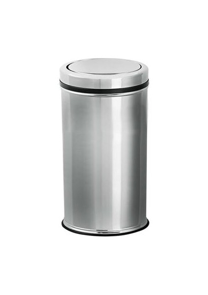 Pratik Kapaklı Paslanmaz Çöp Kovası 45 Lt FT669