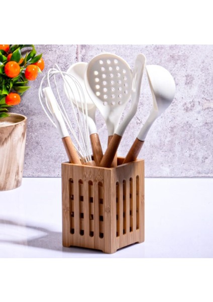 Kosova Bambulu 7 Parça Kepçe Seti Krem (SLK-258) fiyatları