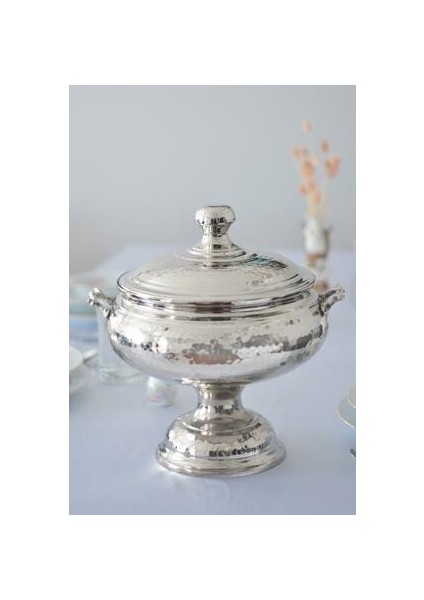 Ayaklı Bakır Çorbalık 5 Lt