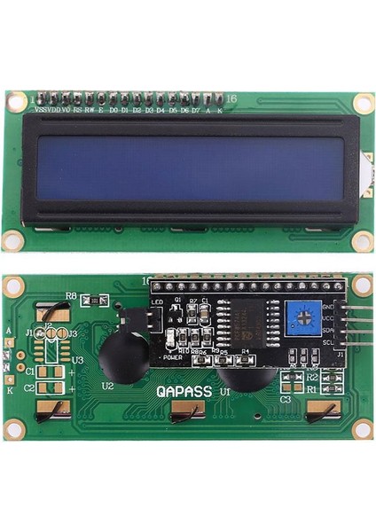 2X16 LCD Ekran I2C Modüllü