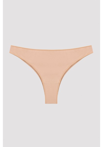 Easy Pamuklu Bej Brazilian Külot