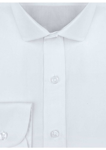 GM1007100435 Klasik Yaka Slim Fit Düz Mavi Erkek Gömlek fiyatları