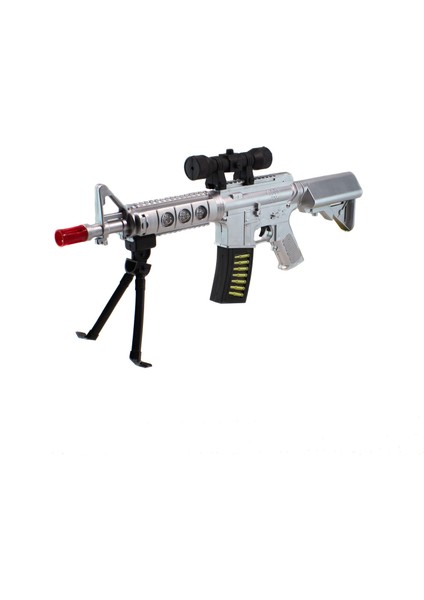 Oyuncak Tüfek M16 Işıklı Sesli 60 cm Çatal Ayaklı