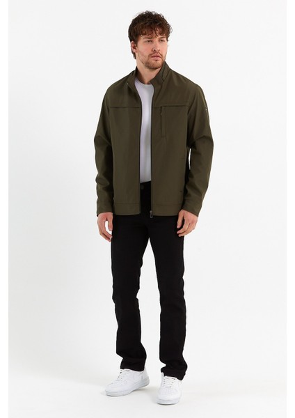 Yeni Sezon Erkek Yeşil İki İç Cepli Su Ve Rüzgar Geçirmez Mevsimlik&Yazlık Mont fırsatları