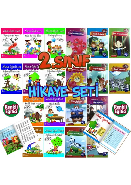 2. Sınıf Öğrencileri Için Okumayı Sevdiren ve Geliştiren Rengarenk 20 Kitap