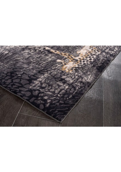 Lykia Siyah Gold Modern Halı LYK013 modelleri