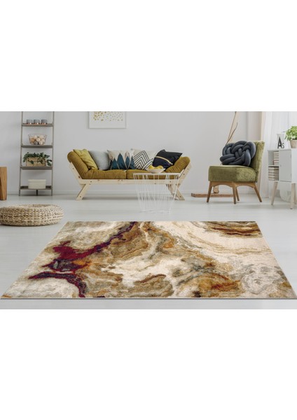 Daymode Krem Multi Modern Halı DYM003