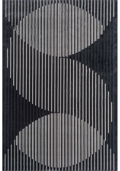 Lykia Siyah Gri Modern Halı LYK014 fiyatları