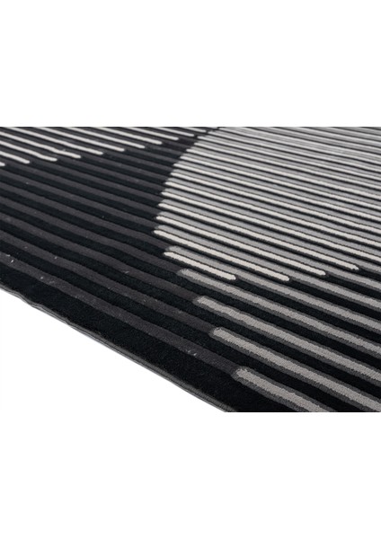 Lykia Siyah Gri Modern Halı LYK014 fırsatları