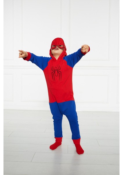 Örümcek Tulum Kostüm Spider Man Örümcek Adam Tulumu